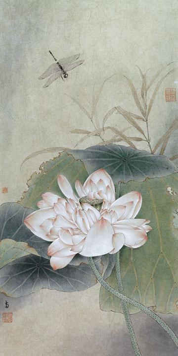 薄春雨作品--薄春雨孙囡工笔画艺术网